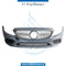 Front Bumper, WITH SENSOR Hole, AMG 2019 Look, COMPLETE for Mercedes-Benz C Class W205 (2015-2021) models, Part Number T-2058802305-CO